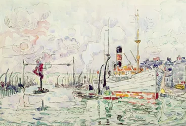 Rouen, 1924 (penna och wc på papper)